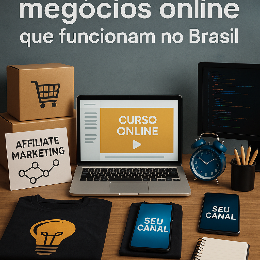 Modelos de negócios online que funcionam no Brasil